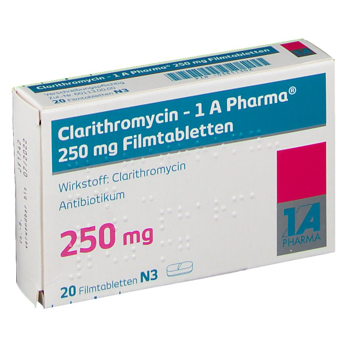 Clarithromycin 1A Ph 250Mg