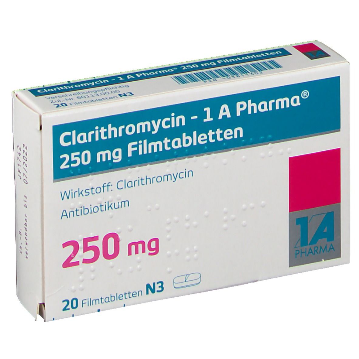 Clarithromycin 1A Ph 250Mg