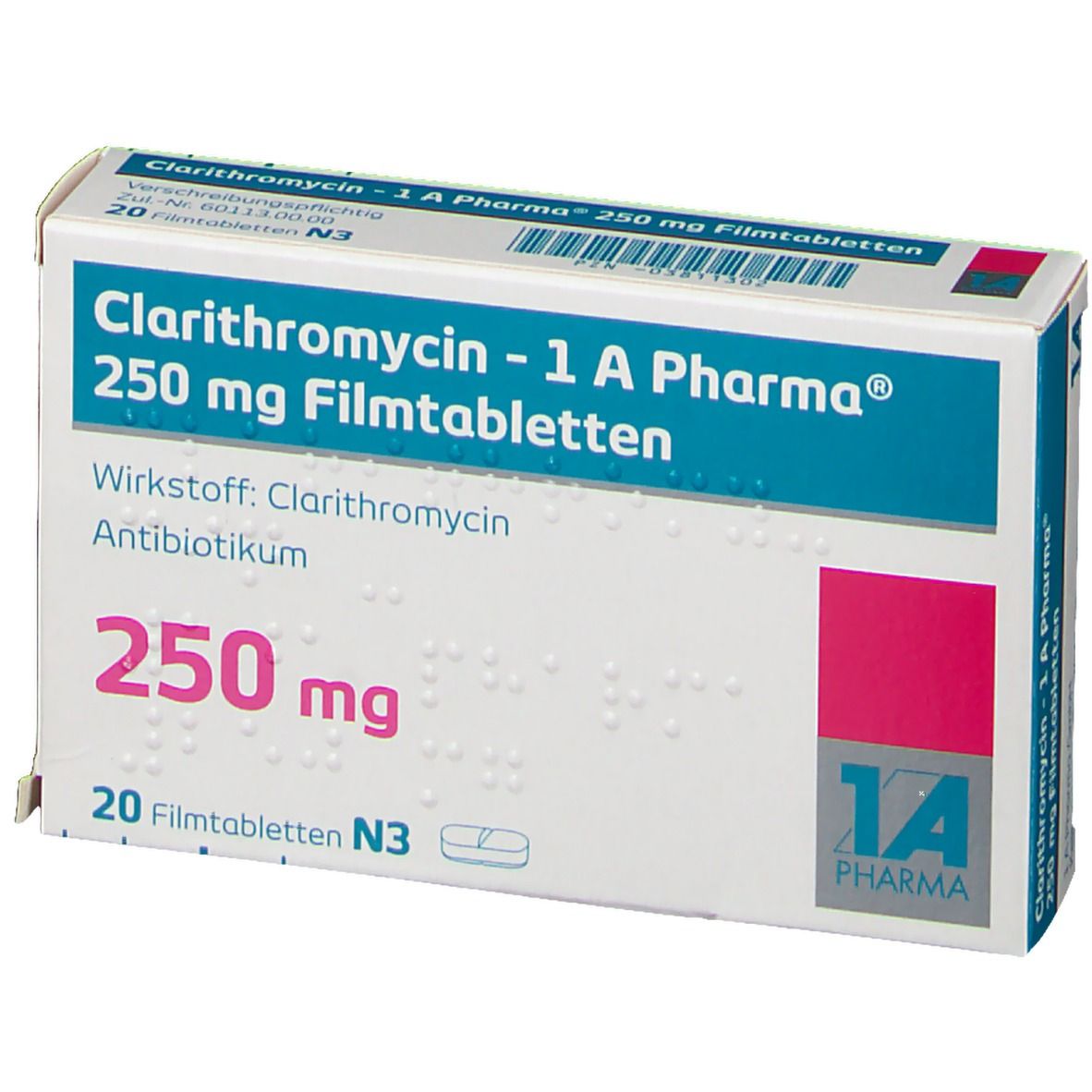 Clarithromycin 1A Ph 250Mg