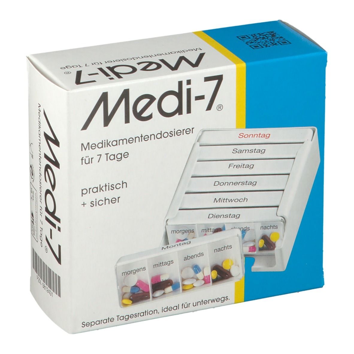 Medi-7 Medikamenten Dosierer weiß