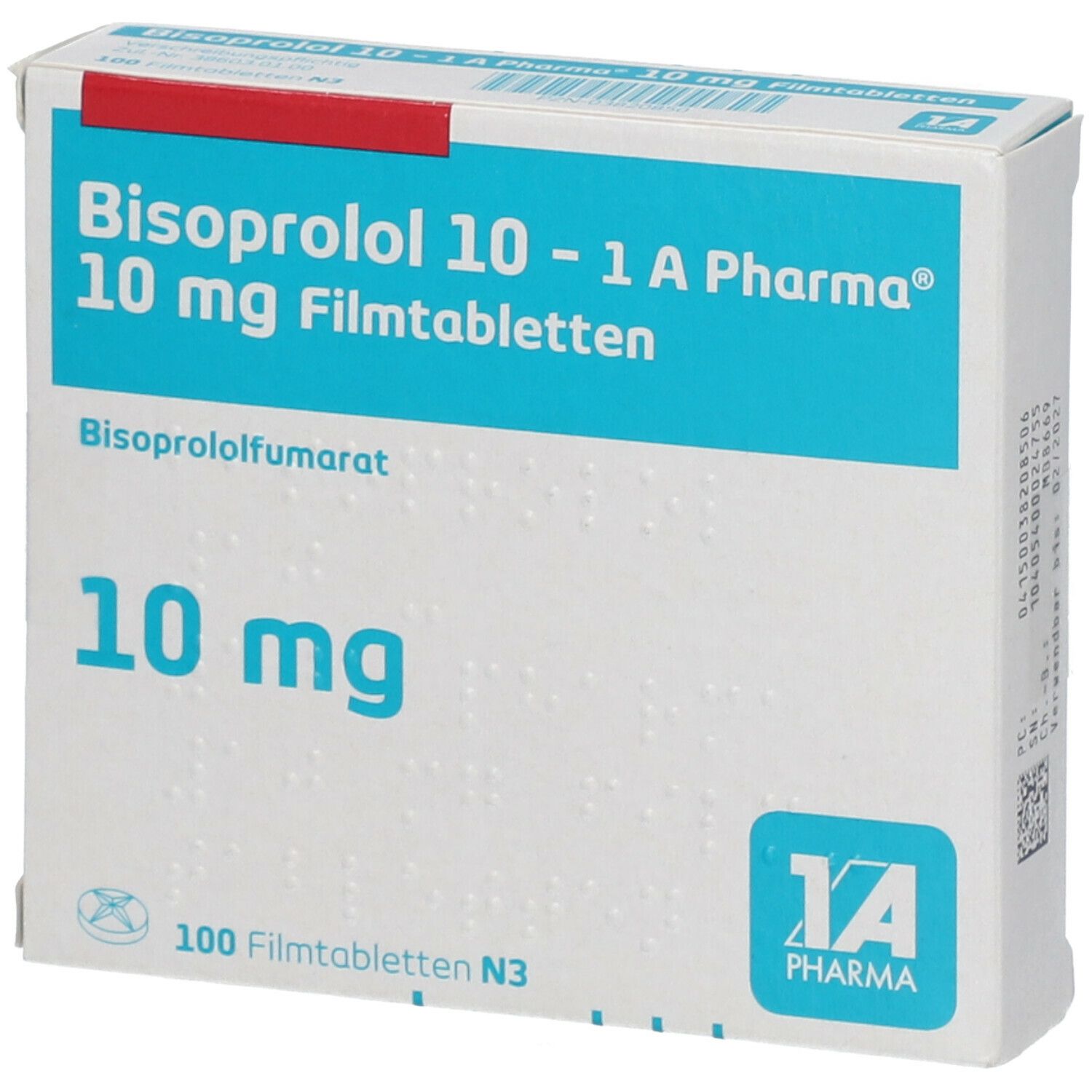 Bisoprolol 10-1A Pharma Filmtabletten 100 St