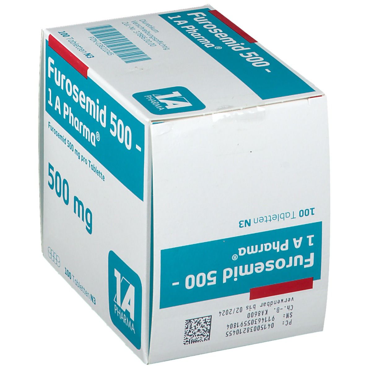 Furosemid 500-1A Pharma Tabletten 100 St