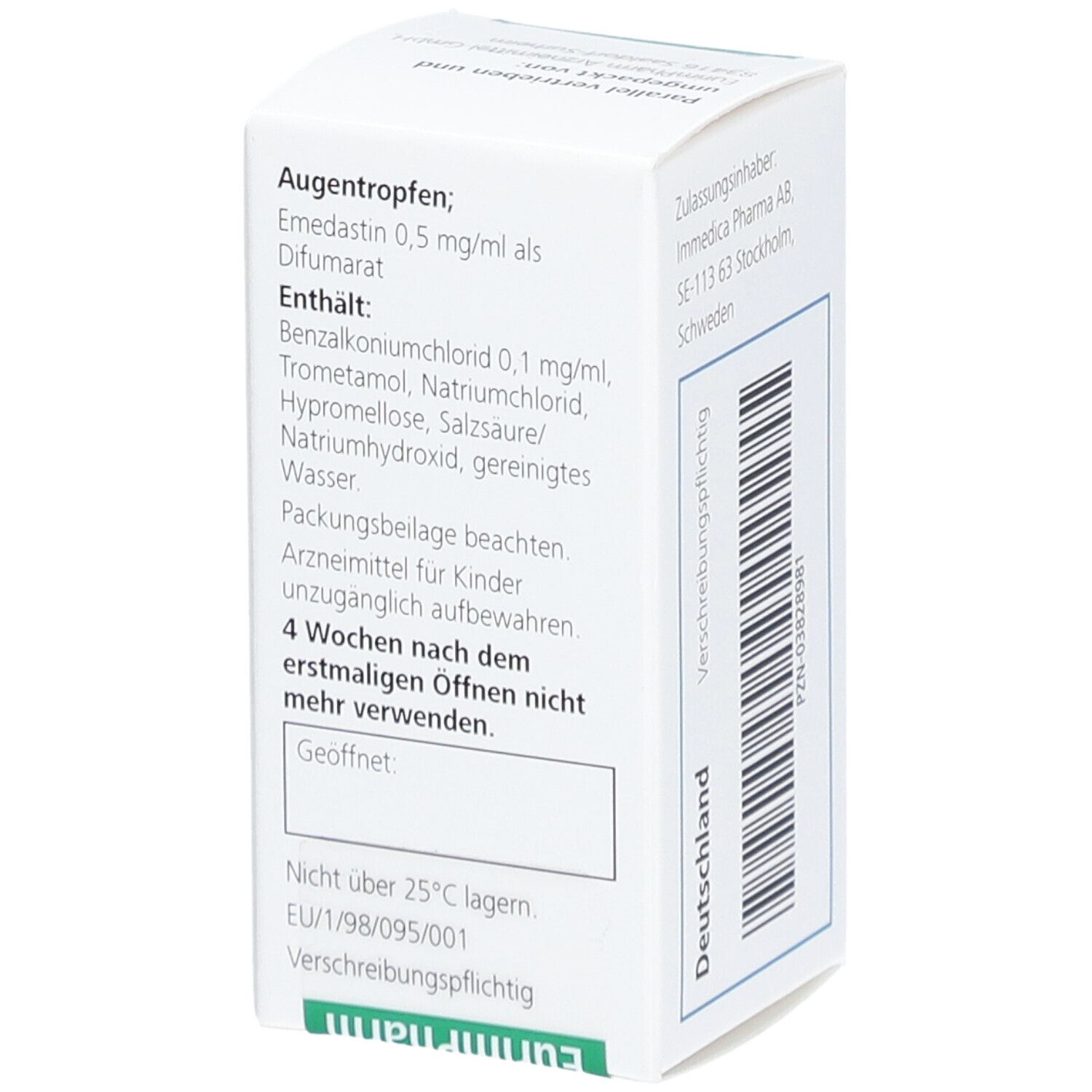 EMADINE 0,5 mg/ml