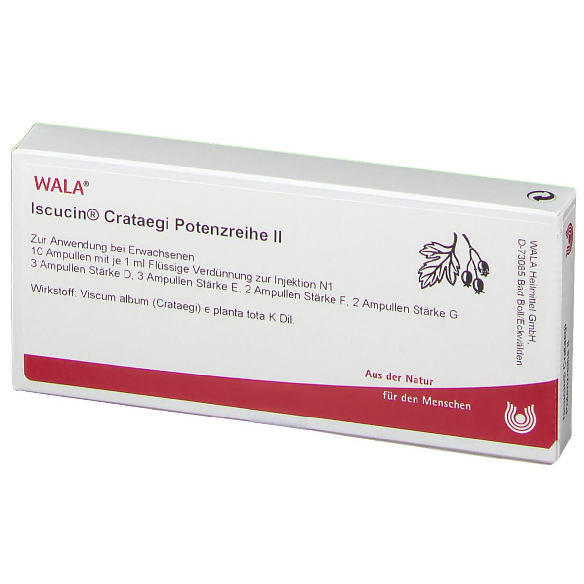 WALA® Iscucin Crataegi Potenzreihe Ii Ampullen