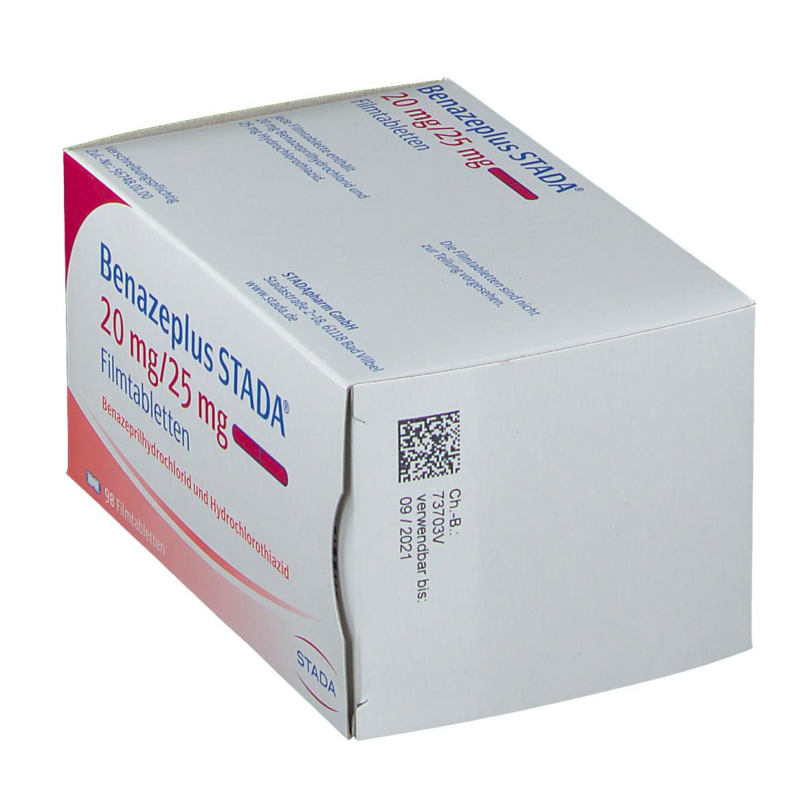 Benazeplus AL 20 mg/25 mg Filmtabletten 98 St