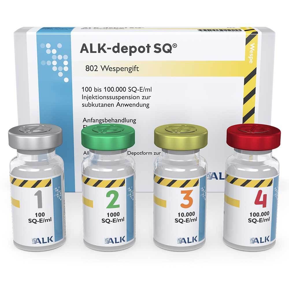 ALK-depot SQ 802 Wespengift AF 4x5 ml Injektionssuspension