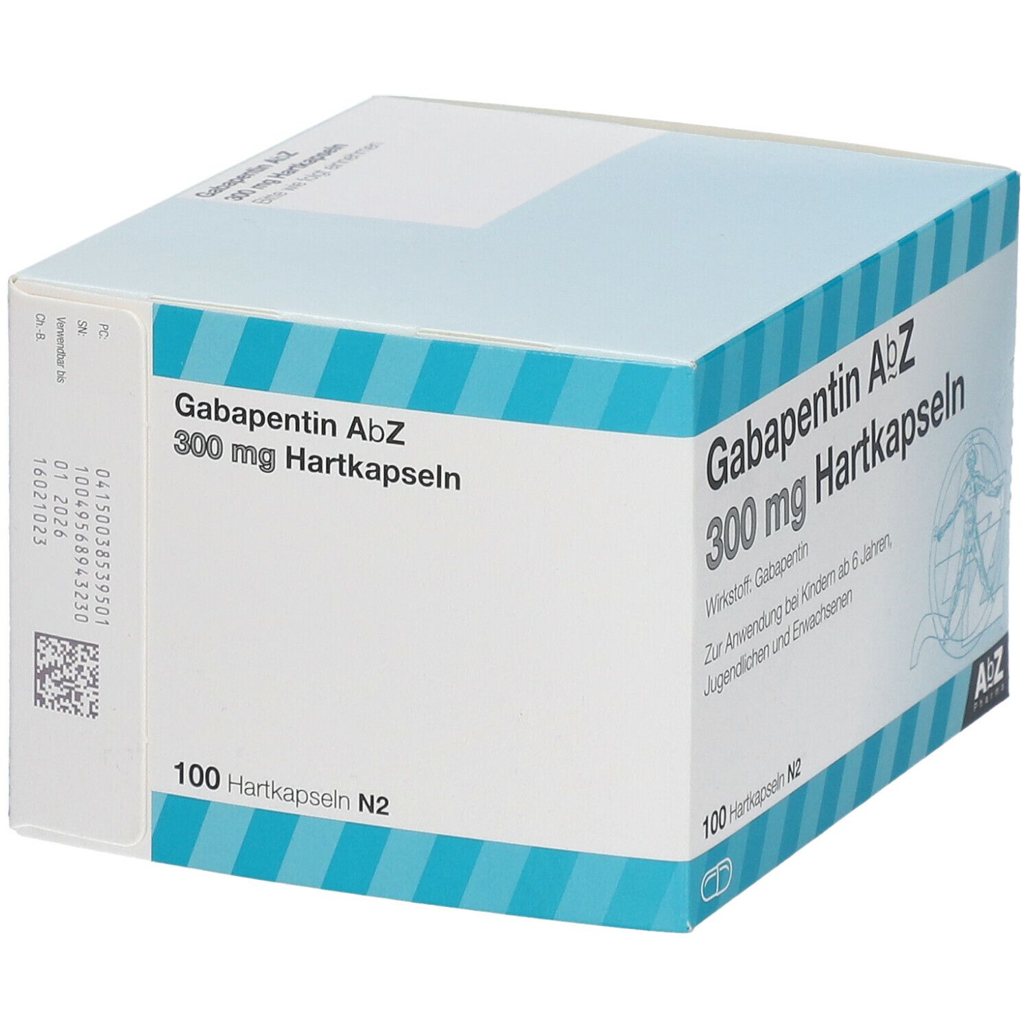 Gabapentin AbZ 300 mg Hartkapseln 100 St