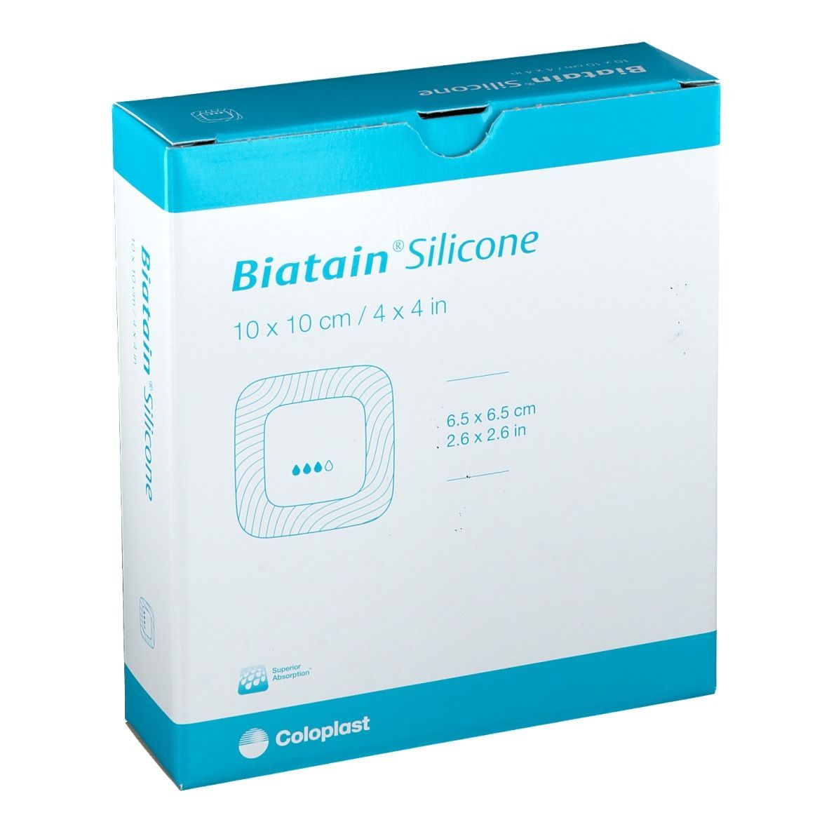 Biatain Silicone Schaumverband 10x10 cm