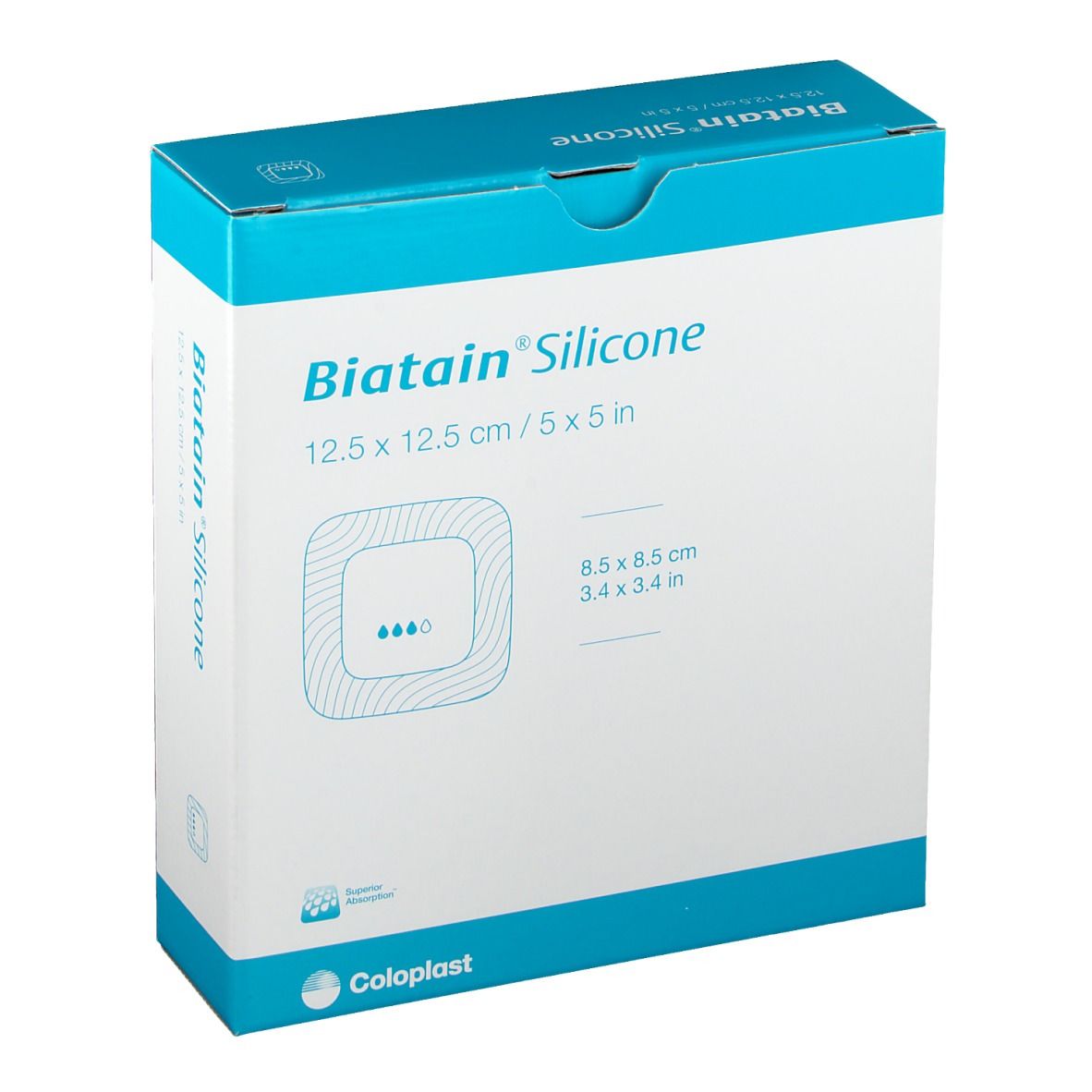 Biatain Silicone Schaumverband 12,5x12,5 cm