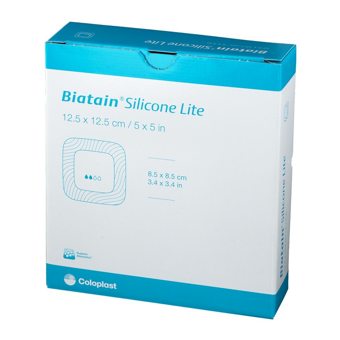 BIATAIN® Silicone Lite Schaumverband 12.5 x 12.5 cm