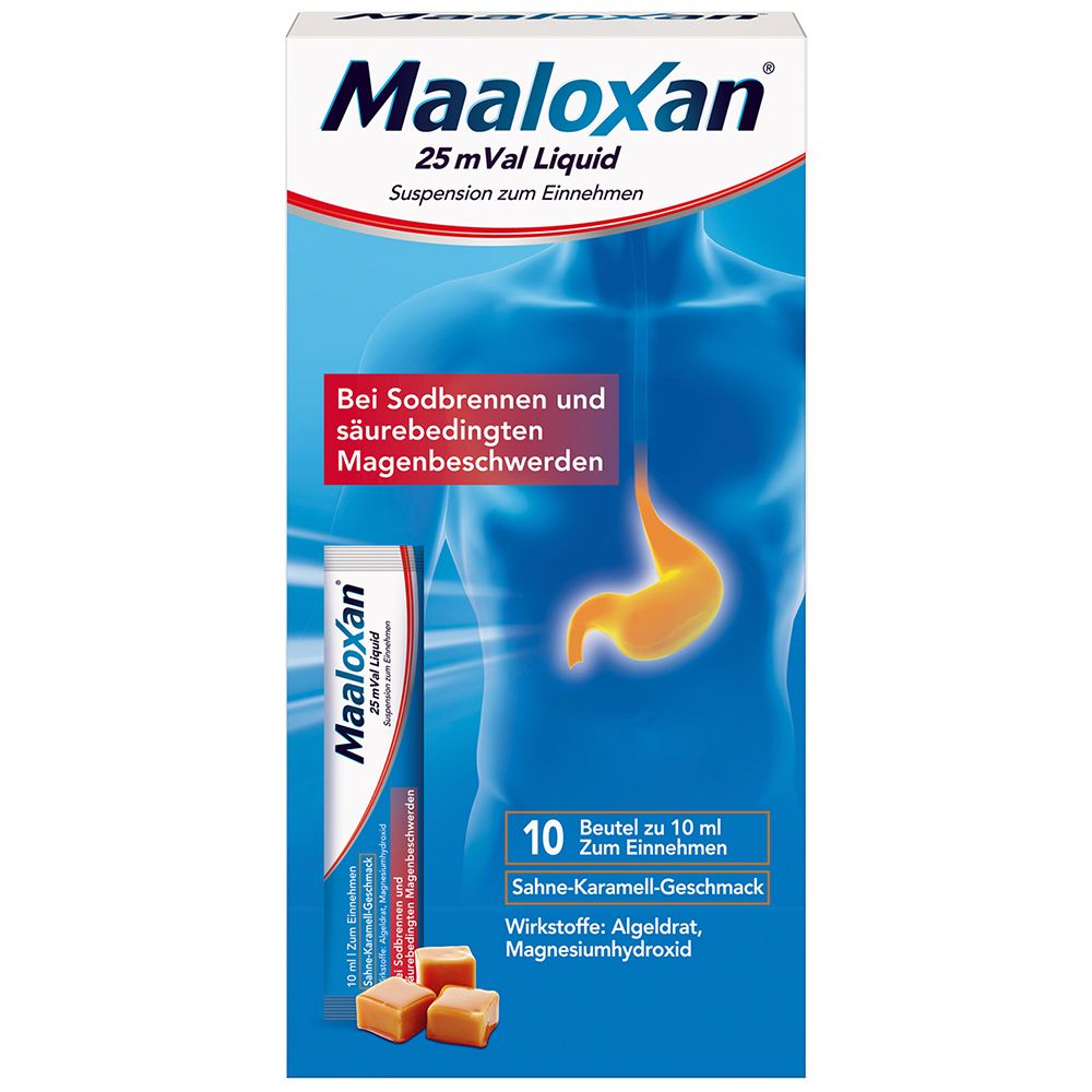 Maaloxan® 25 mVal Liquid Sahne-Karamell-Geschmack