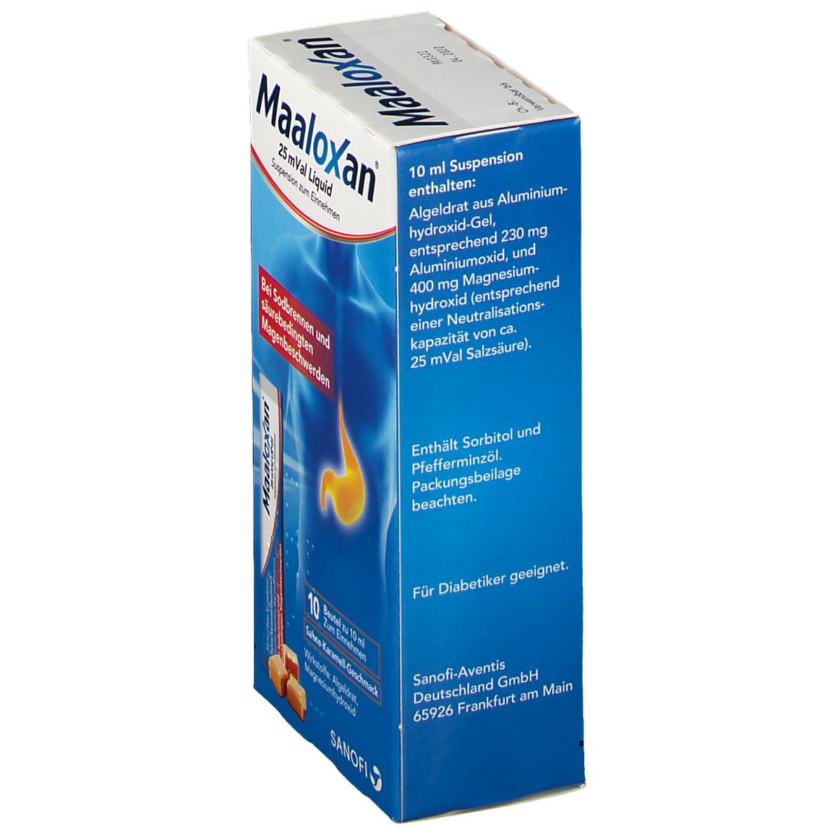 Maaloxan® 25 mVal Liquid Sahne-Karamell-Geschmack