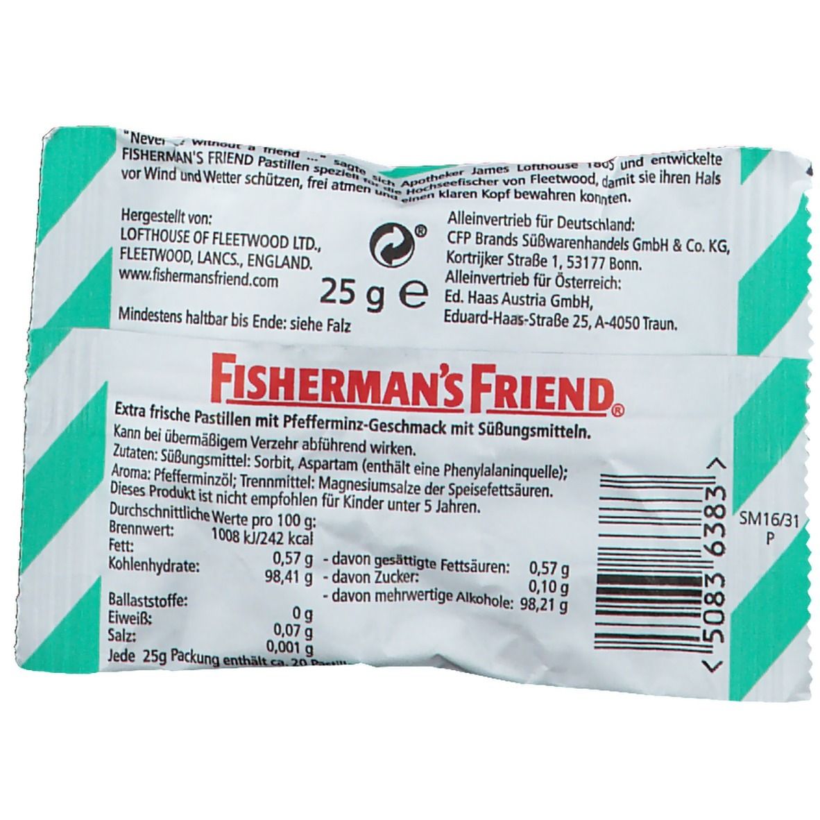 FISHERMAN’S FRIEND® Mint ohne Zucker