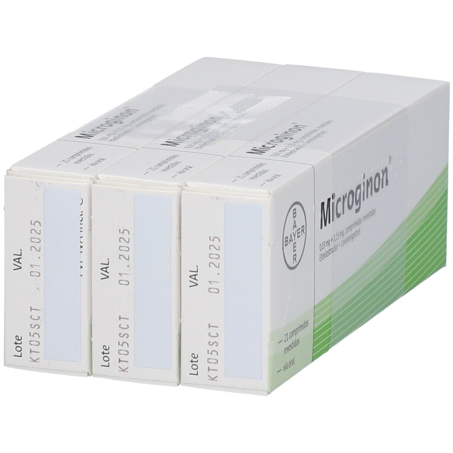 Microginon überzogene Tabletten 3x21 St Überzogene