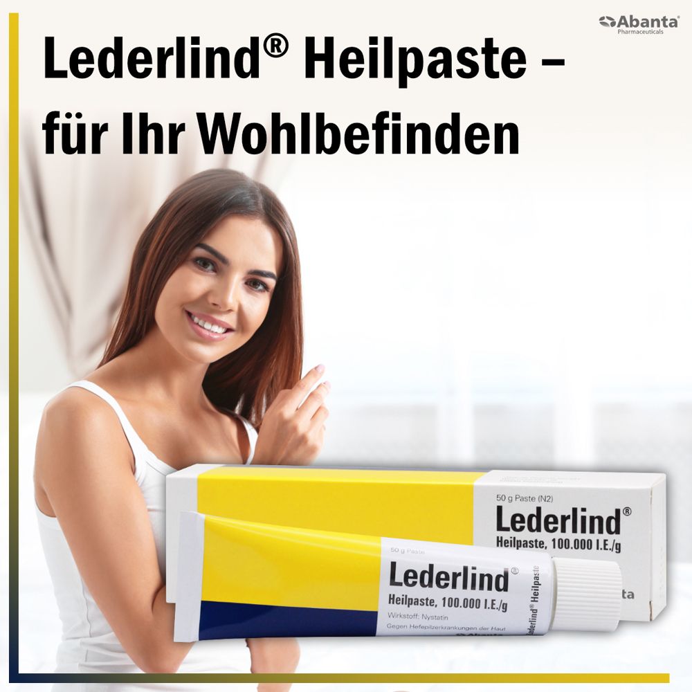 Lederlind® Heilpaste für Ihr Wohlbefinden, mit Nystatin.