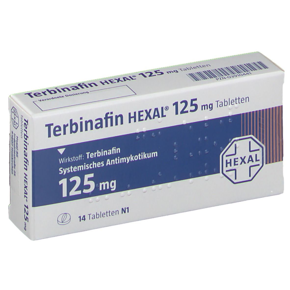Terbinafin HEXAL® 125 mg Tabletten