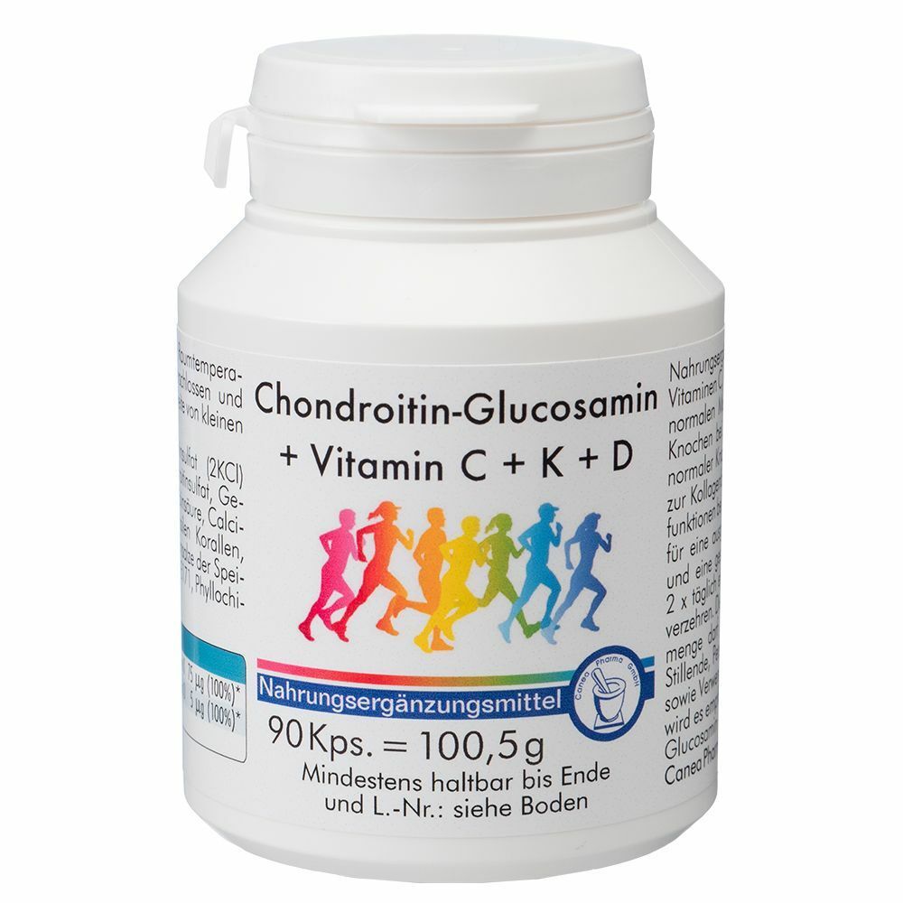 Chondroitin-Glucosamin + Vitamin C + K + D Kapseln
