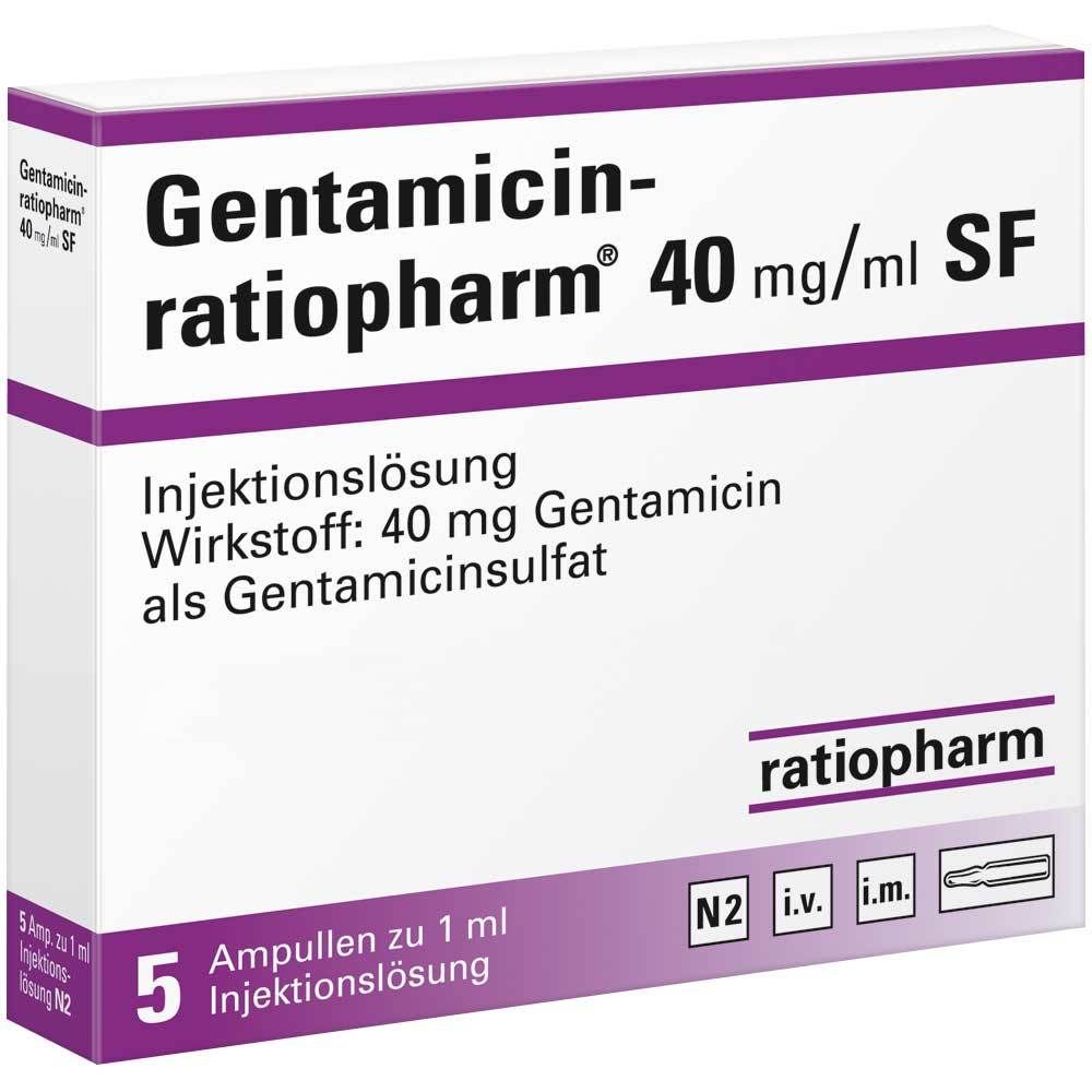 Gentamicin-ratiopharm® 40 mg/ml SF