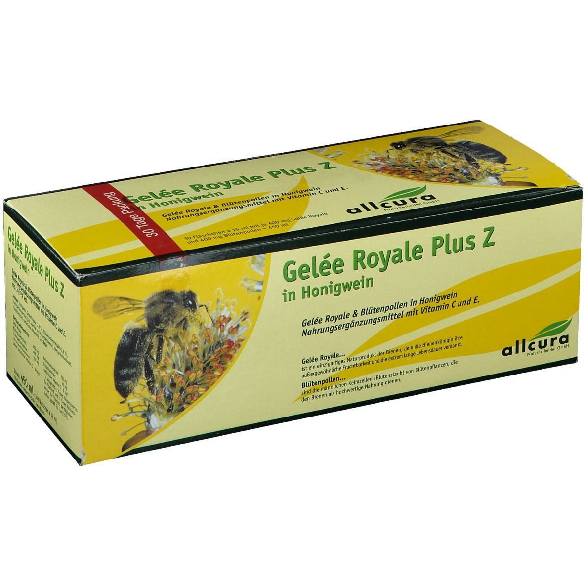 Gelee Royal plus Z im Honigwein Trinkampullen 30x15 ml