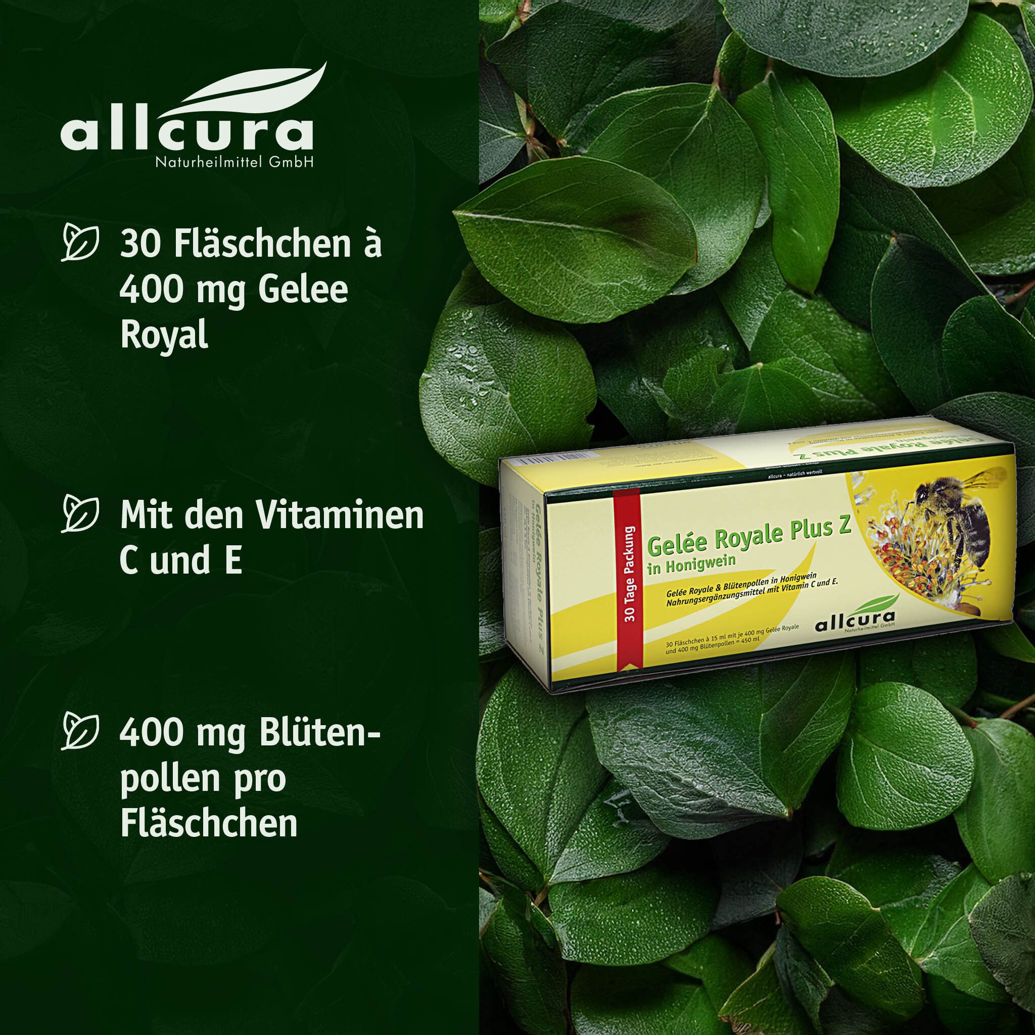 allcura Gelée Royale Plus Z im Honigwein