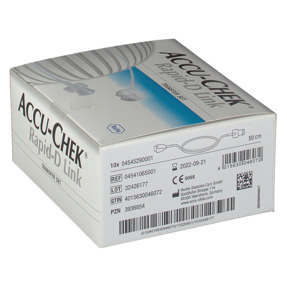 Accu-Chek Rapid-D Link Transfer Set 50 10 St Katheter