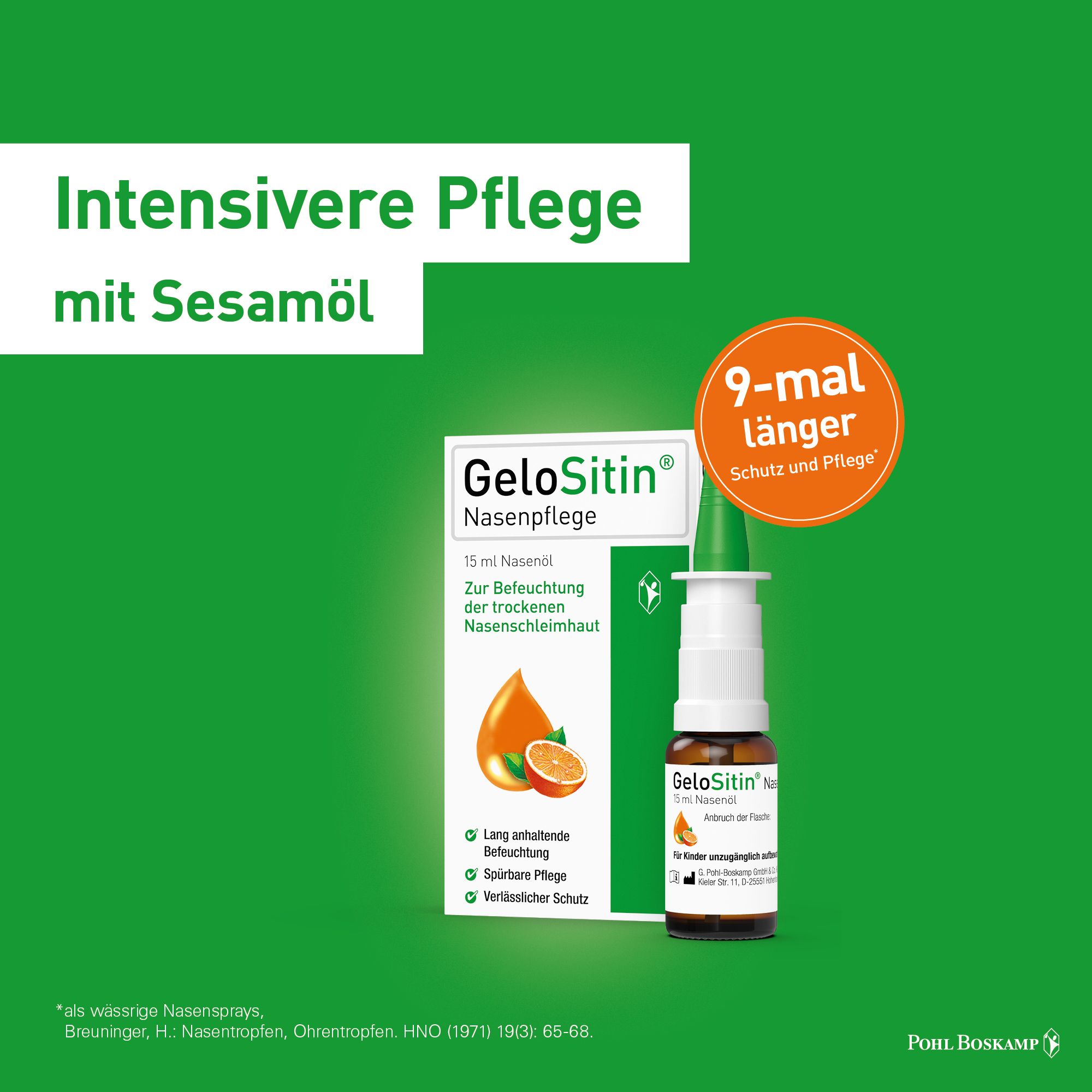 GeloSitin Nasenpflege mit Sesamöl 15ml