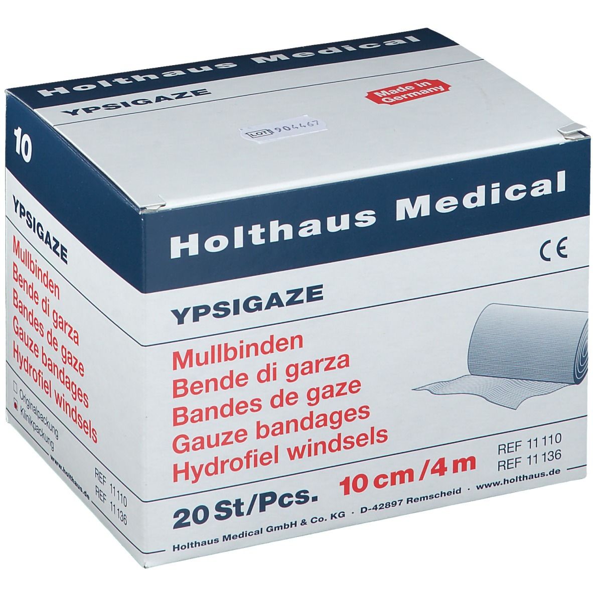 Ypsigaze Mullbinde 10cmx4m