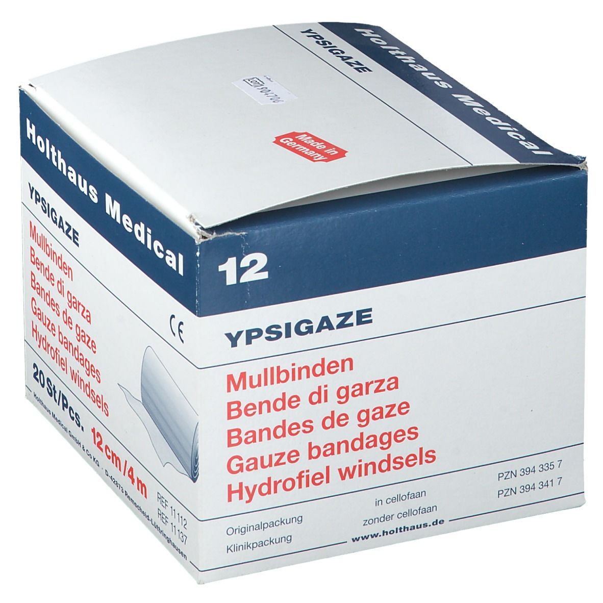 Ypsigaze Mullbinde 12cmx4m