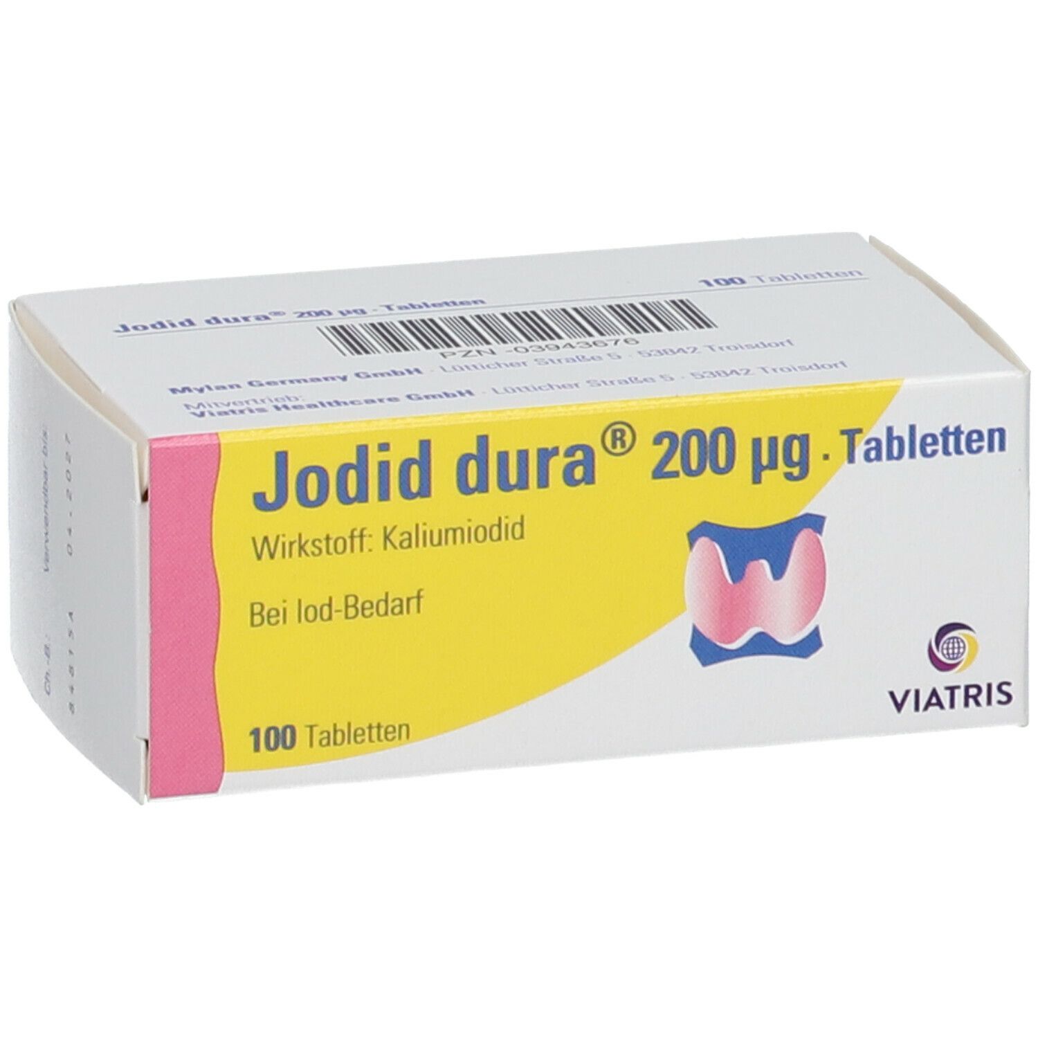 Jodid dura® 200 µg Tabletten