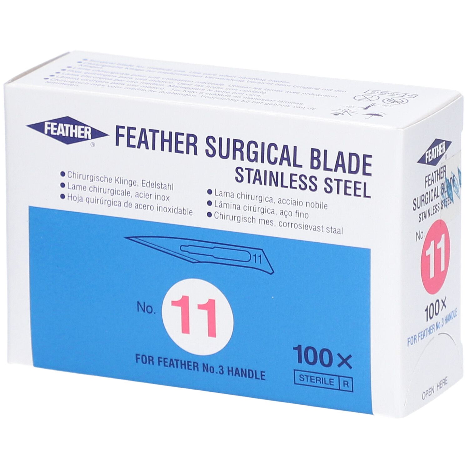 Feather® Skalpellklingen Figur No.11