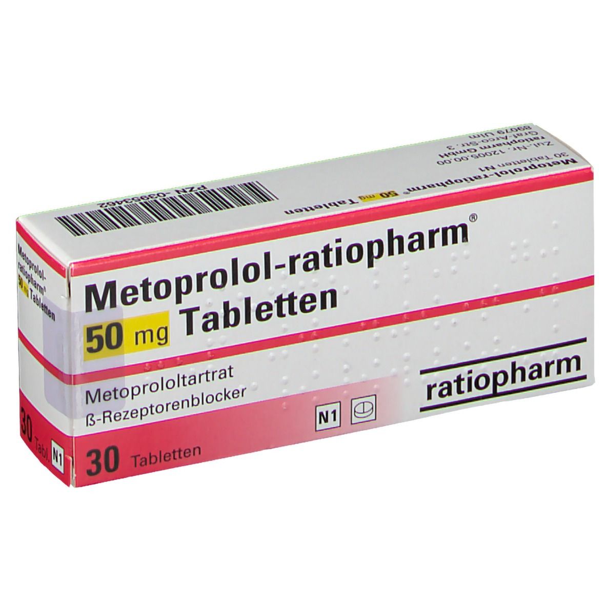 Metoprolol-ratiopharm® 50 mg