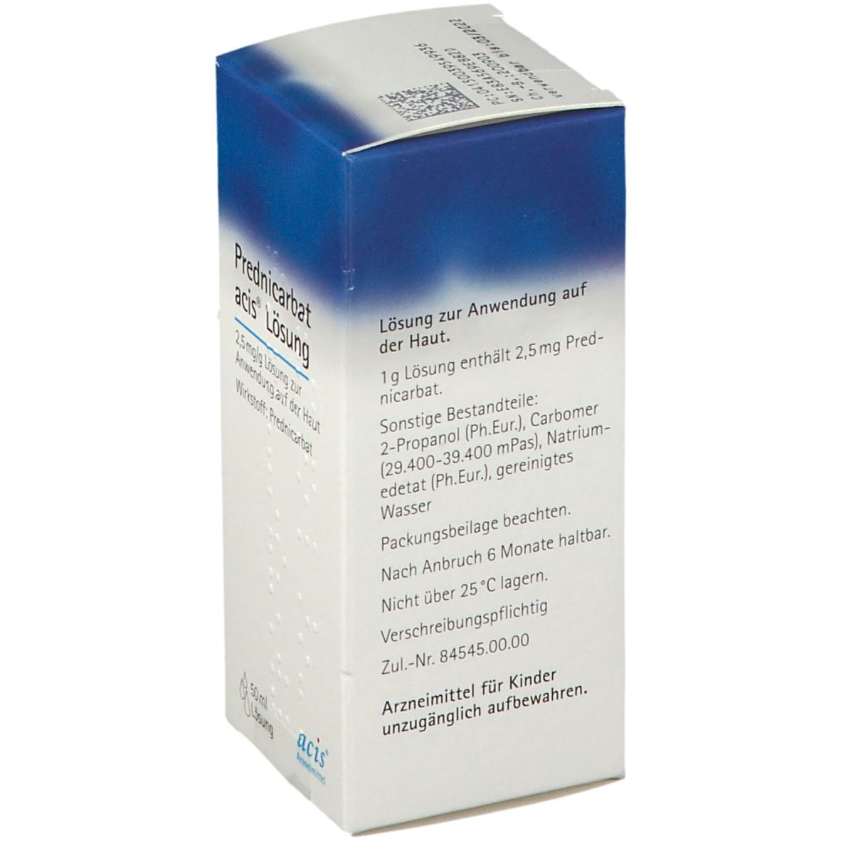 Prednicarbat acis® 50 ml mit dem E-Rezept kaufen - Shop Apotheke