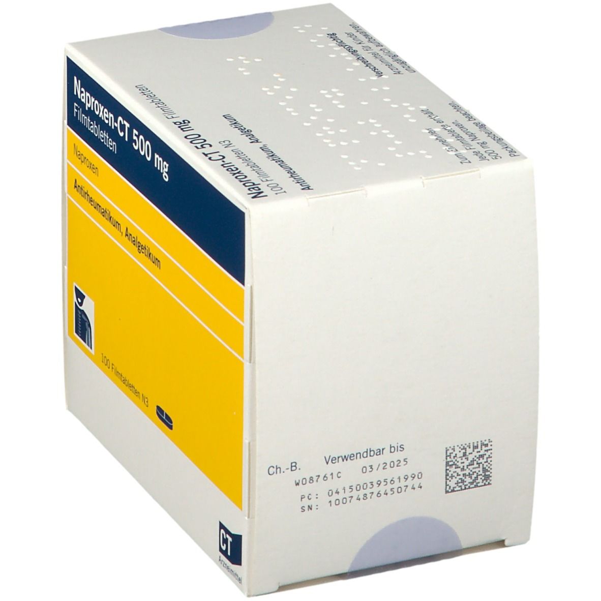 Naproxen-Ct 500 mg Filmtabletten 100 St