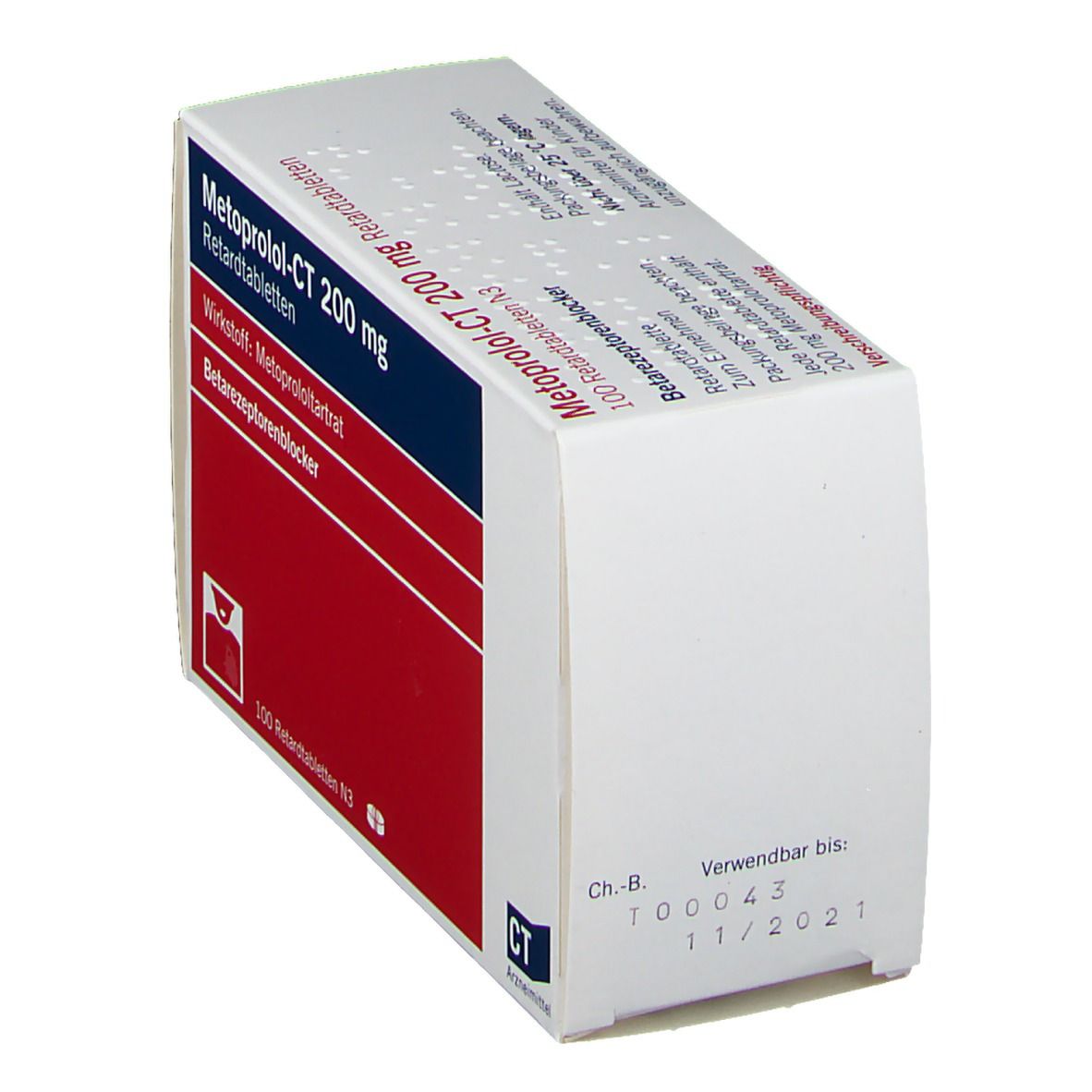 Metoprolol-CT 200 mg Retardtabletten