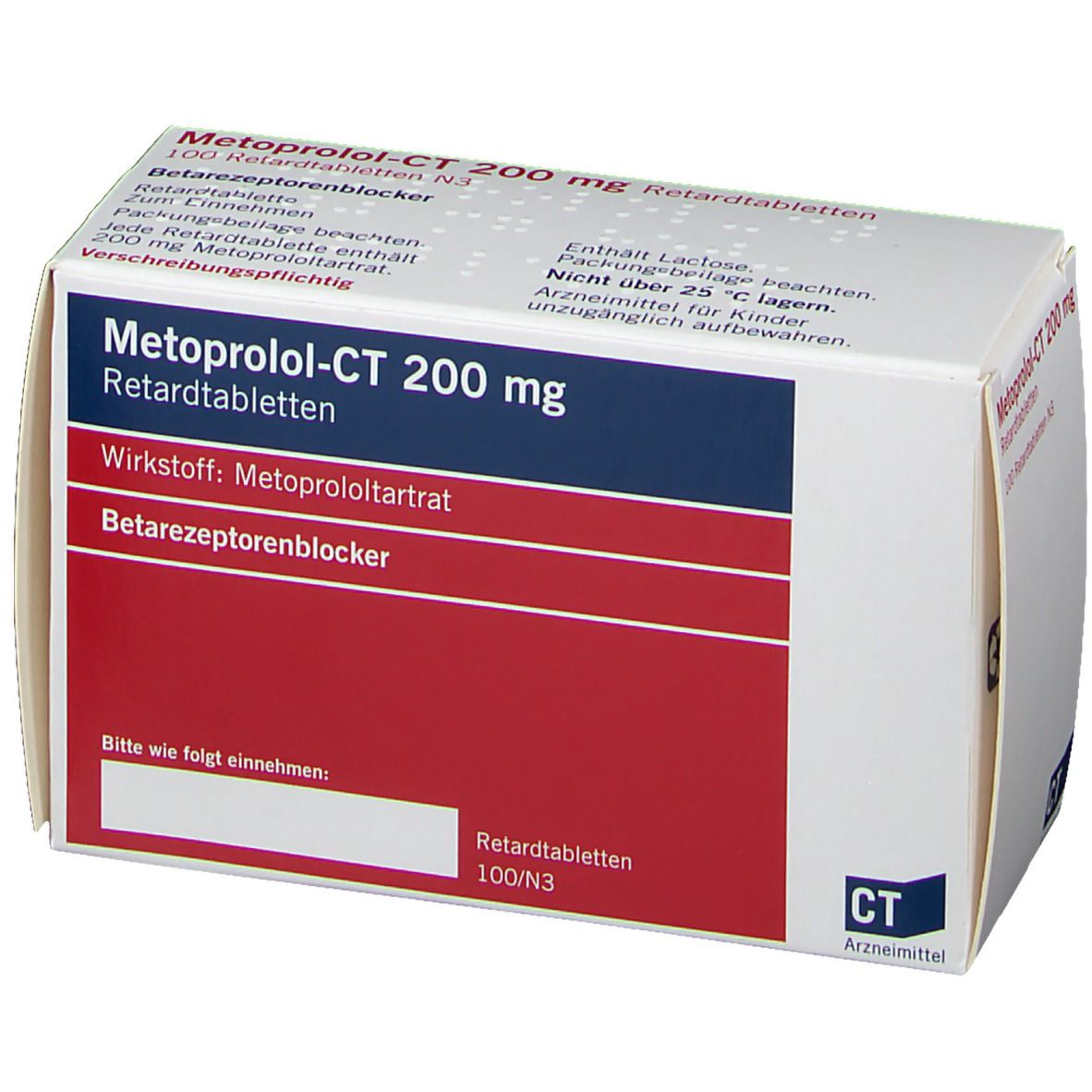 Metoprolol-CT 200 mg Retardtabletten