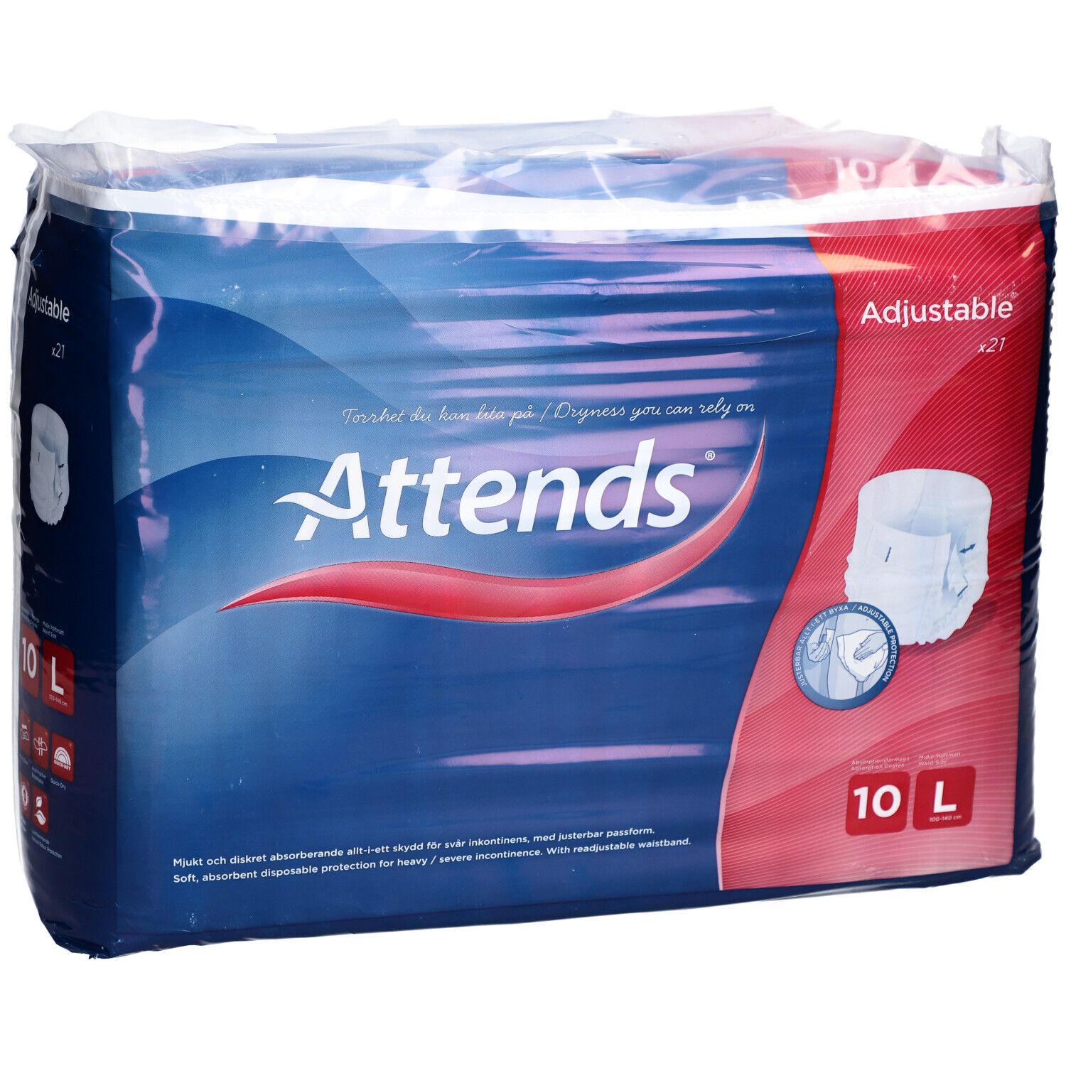 Attends® Adjustable 10 L Slip
