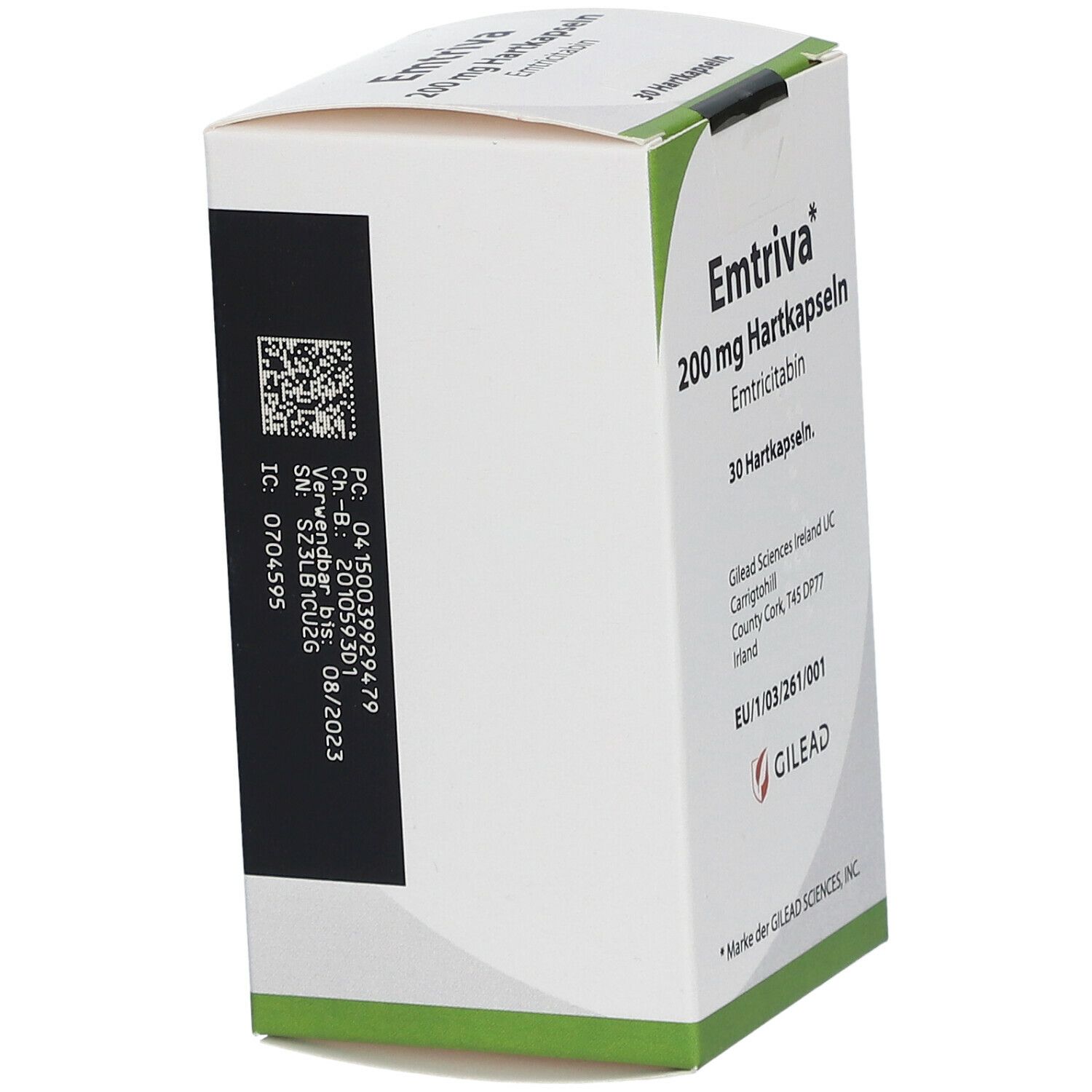 Emtriva 200 mg Hartkapseln 30 St