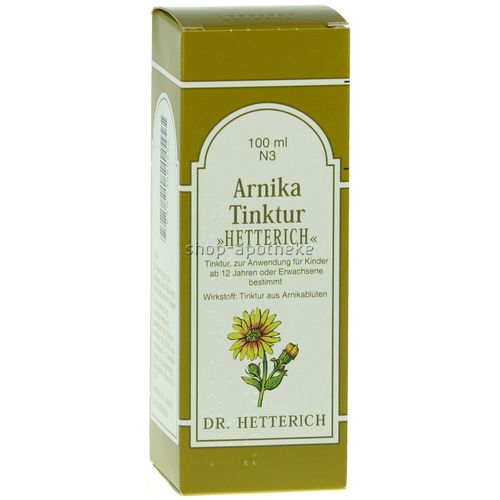 Arnika Tinktur Hetterich 100 ml Tinktur