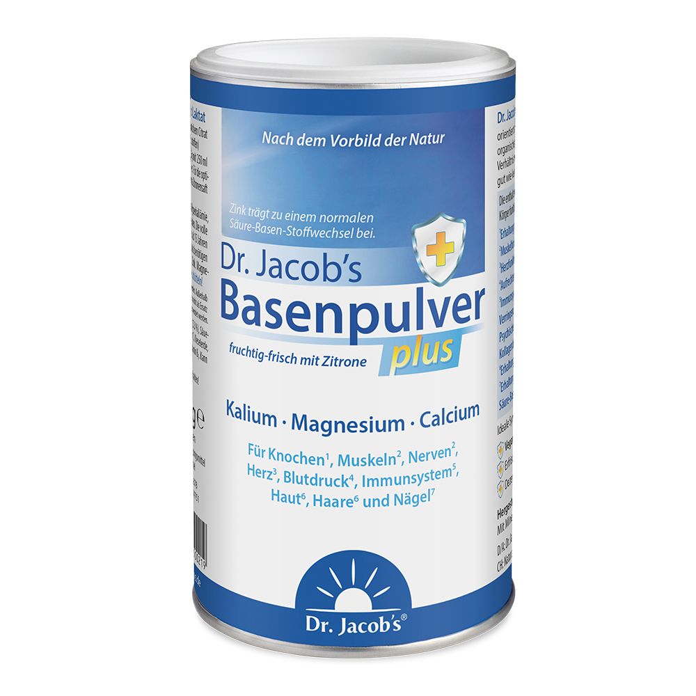 Dr. Jacob's Basenpulver plus mit Zitrone 300 g Pulver