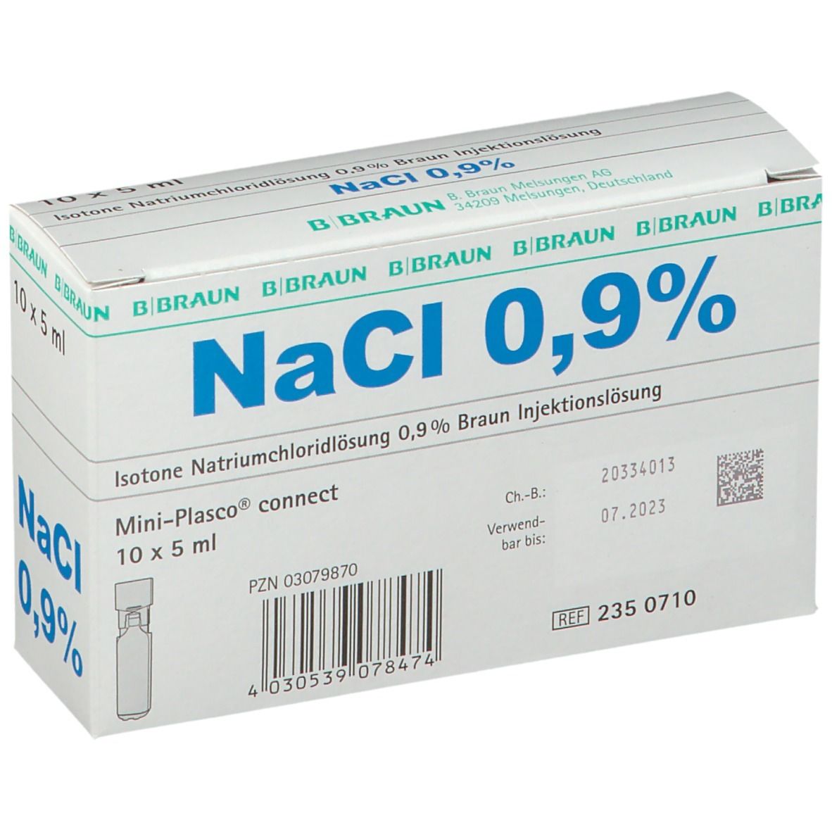 Kochsalz 0,9 % Mini-Plasco® connect Ampullen 10X5 ml Injektionslösung