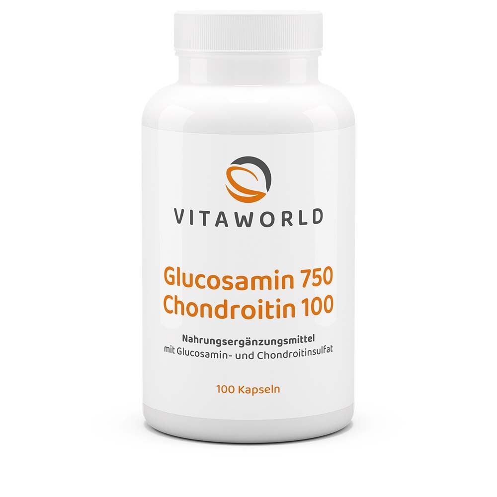Glucosamin 750 mg + Chondroitin 100 mg 100 St Kapseln