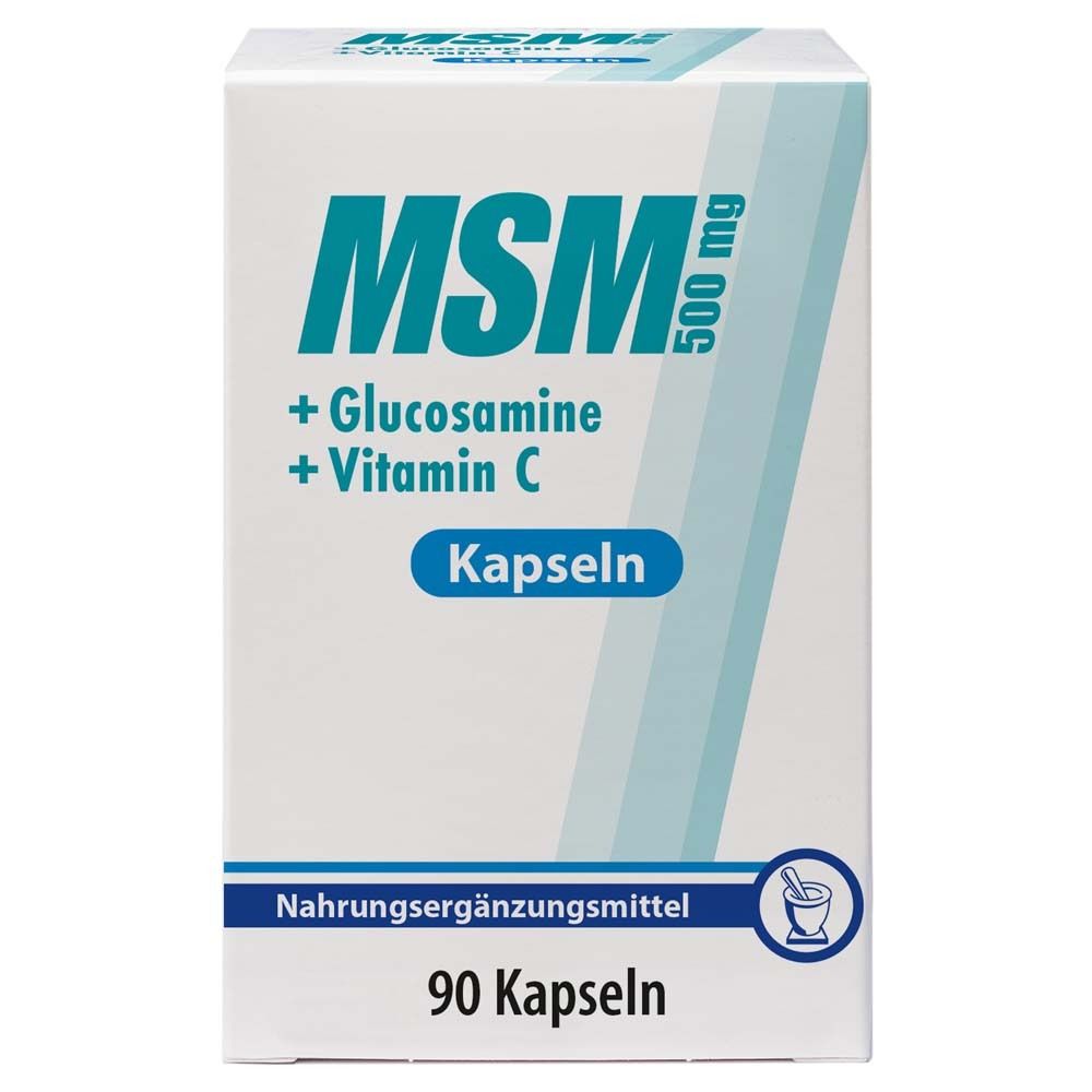 MSM 500 mg + Glucosamine Kapseln 90 St Kapseln