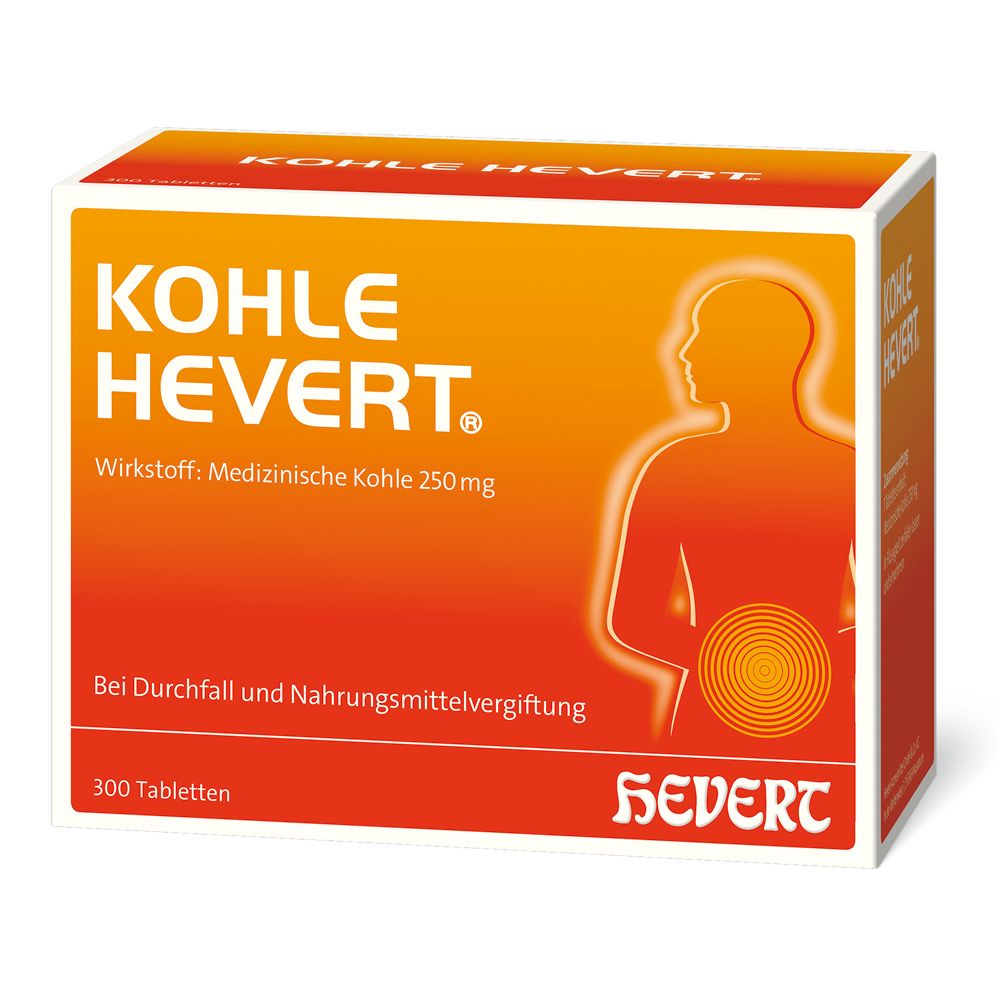 Kohle Hevert® Tabletten 300 St Tabletten