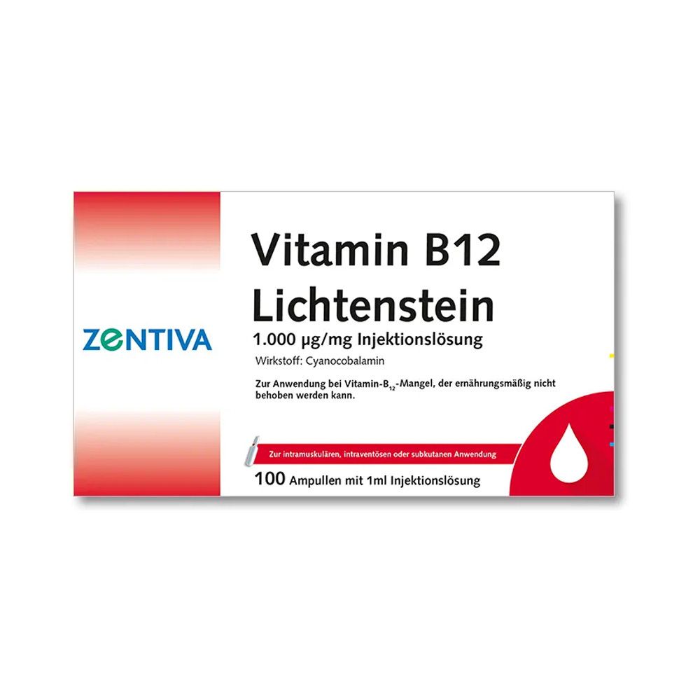 Vitamin B 12 Lichtenstein 100X1 ml Ampullen