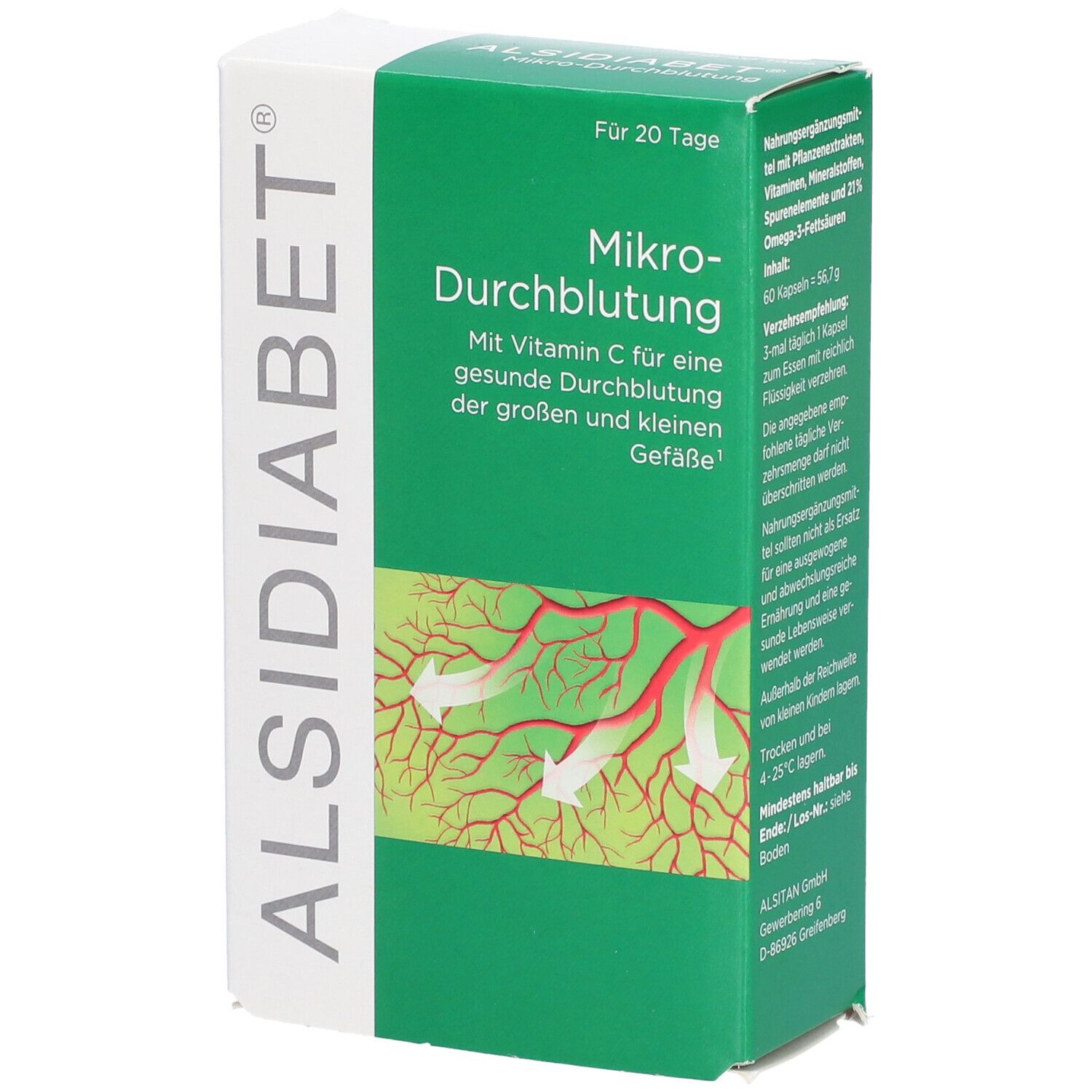 Alsidiabet® Mikro-Durchblutung 60 St Kapseln