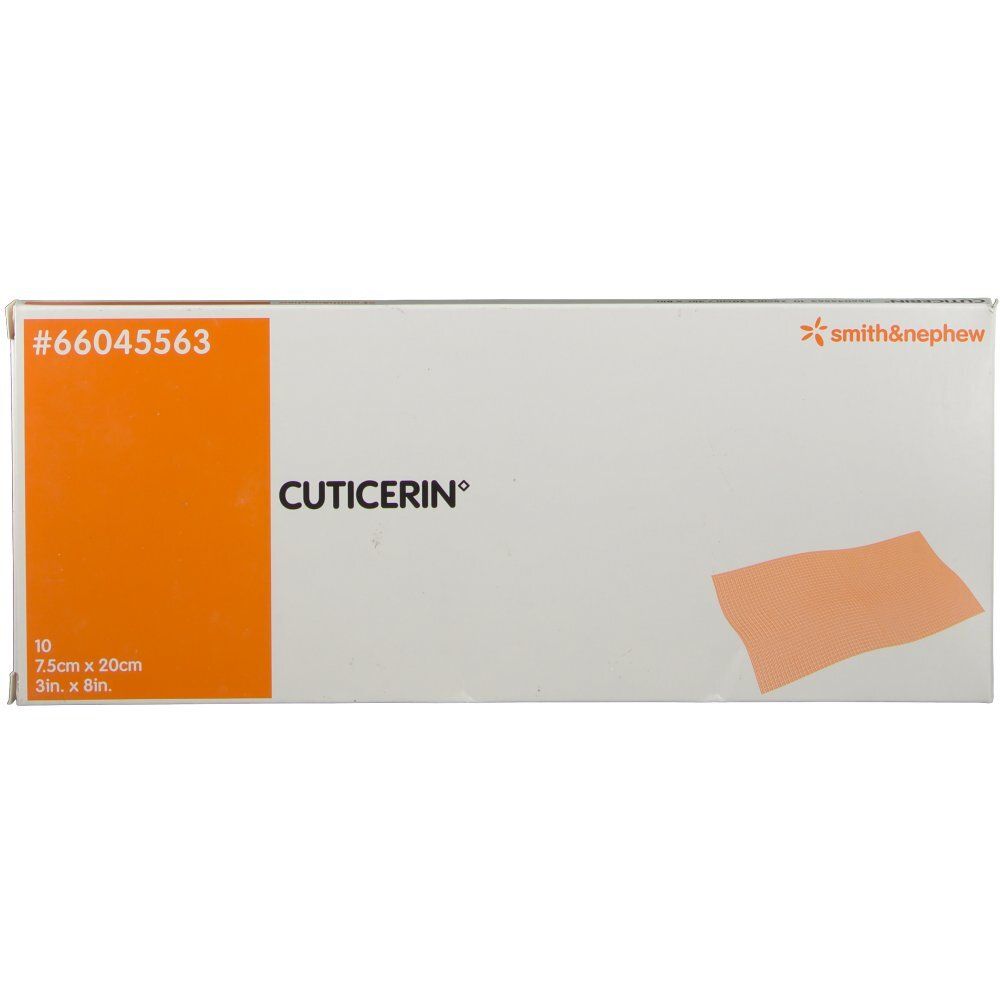 Cuticerin® Salbenkompresse 7,5x20cm 10 St Kompressen
