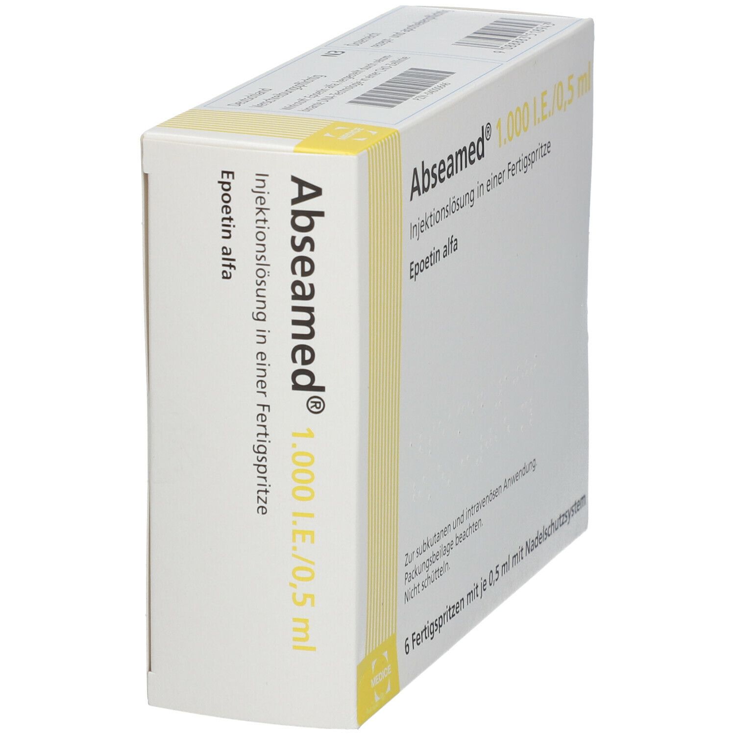 Abseamed 1.000 I.e./0,5 ml Inj.-Lsg.i.e.F.-Sp. 6x0,5 Infusionsemulsion