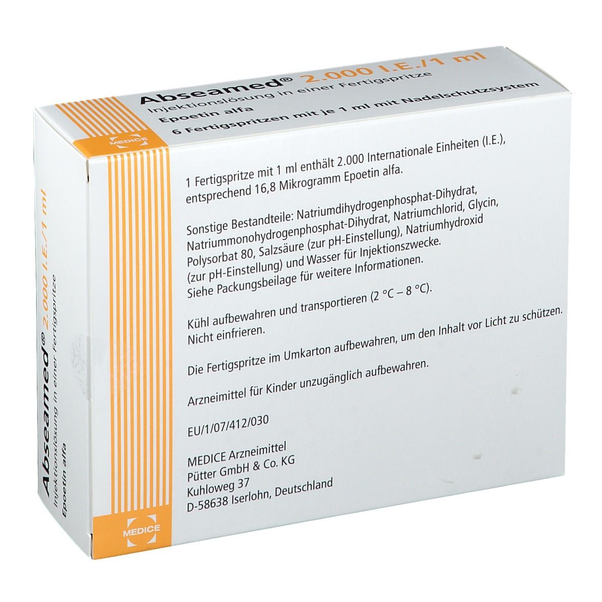 Abseamed® 2.000 I.E./1 ml