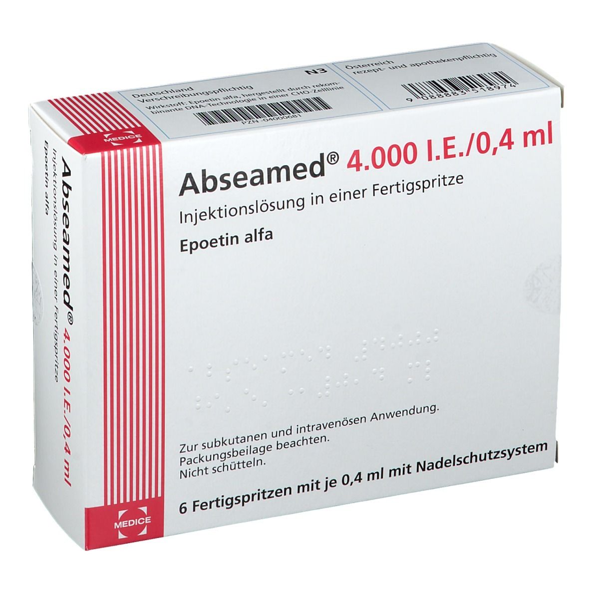 Abseamed® 4.000 I.E./0,4 ml