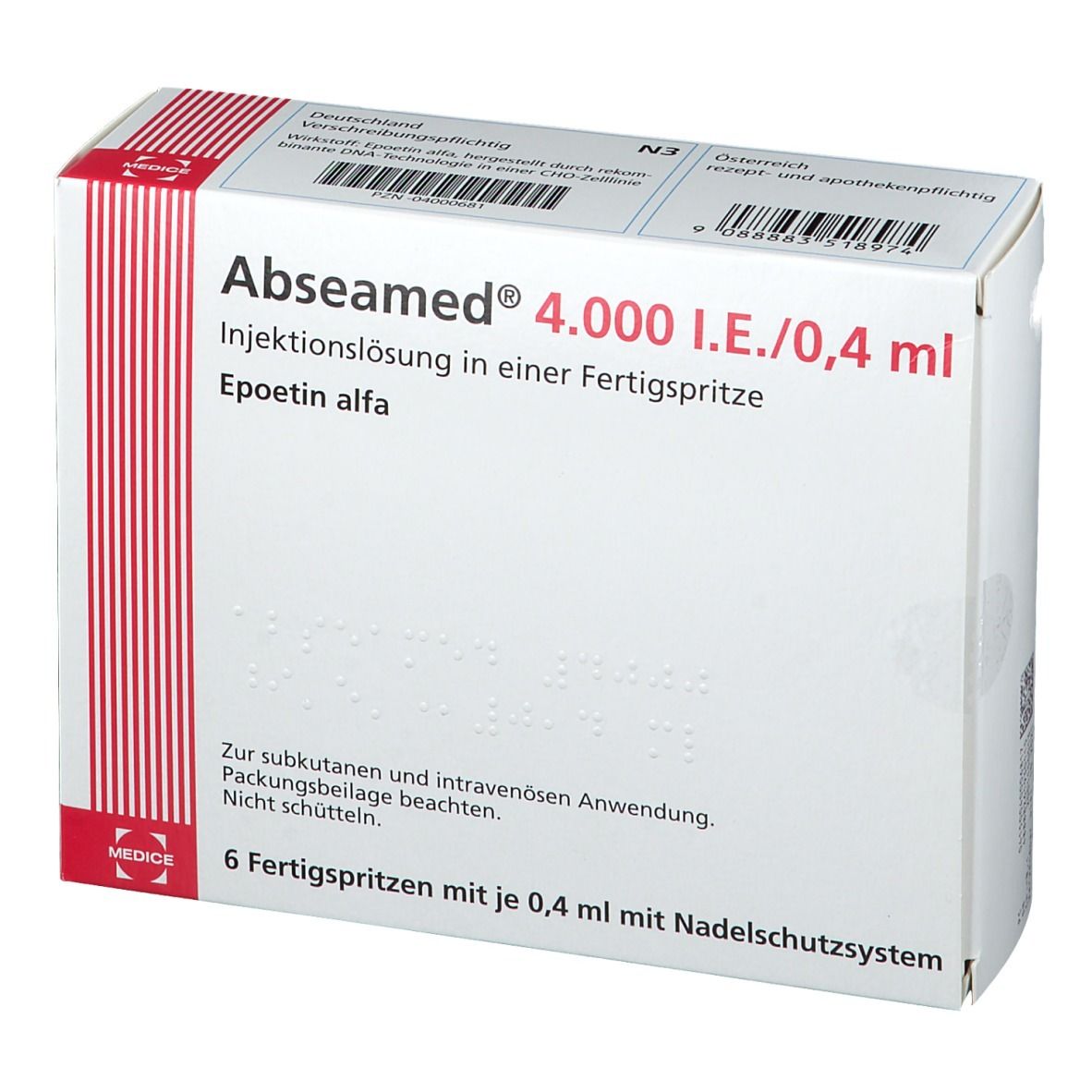 Abseamed® 4.000 I.E./0,4 ml